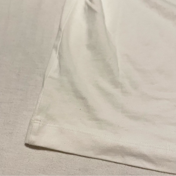 Teddy Fresh Top White Shirt Sleeve Shirt Graphic Teddy Bear Women’s Large - Picture 15 of 16